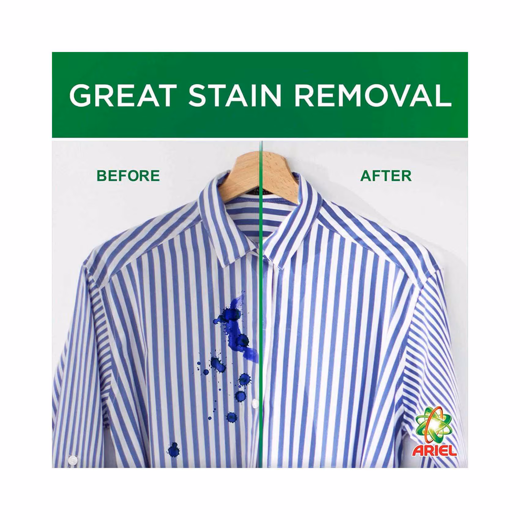 Ariel Automatic Detergent Powder – 260 g texture