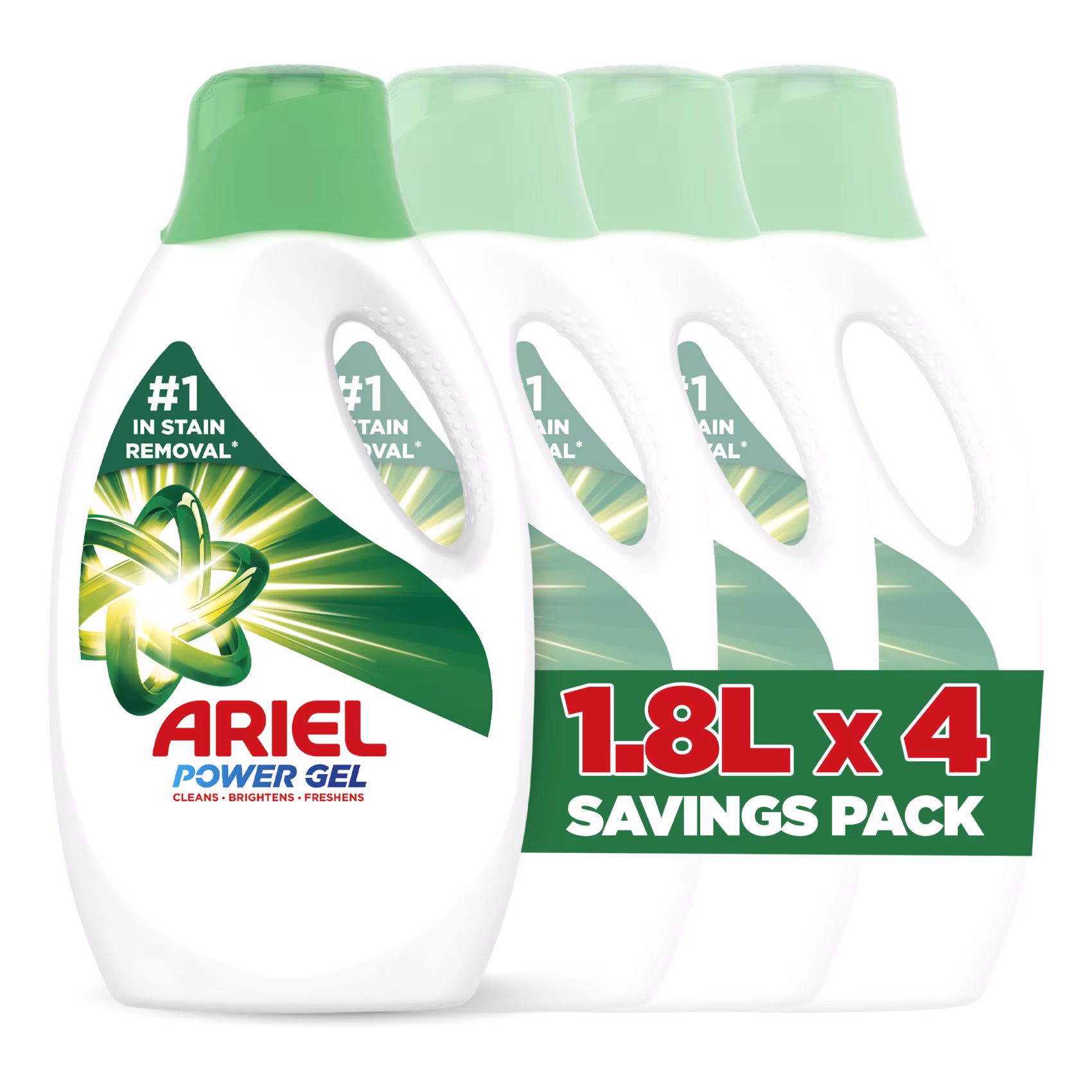 Ariel Power Gel Liquid Detergent – 4 × 1.8 Litre texture