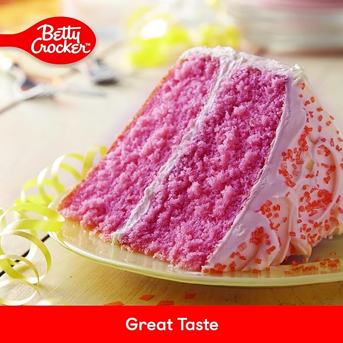 Betty Crocker Strawberry Cake Mix – 400g (Pack of 12) texture