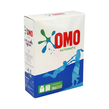OMO Automatic Detergent Powder – 4 × 2.5 kg (Green Pack) texture