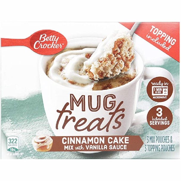 Betty Crocker Mug Treat Cinnamon – 204g (Pack of 12)