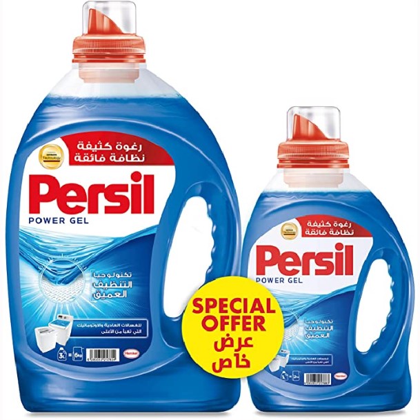 Persil Power Gel – 4 × 3L + 1 × 1L (Special Offer Pack)